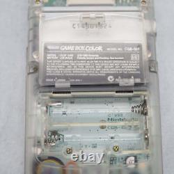 Nintendo GAMEBOY COLOR Console CGB-001 Clear Boxed Tested Working Japan