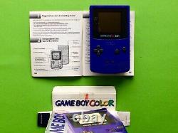 Nintendo GAMEBOY COLOR Lila Purple OVP Box Neu CIB Clear CGB k GB GBA SP Pokemon