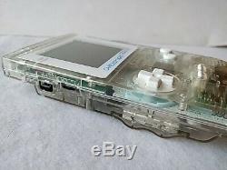 Nintendo GAMEBOY Light FAMITSU 500 Limited Clear Color Console MODEL-F02 -b1204