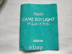 Nintendo GAMEBOY Light FAMITSU 500 Limited Clear Color Console MODEL-F02 -e0214