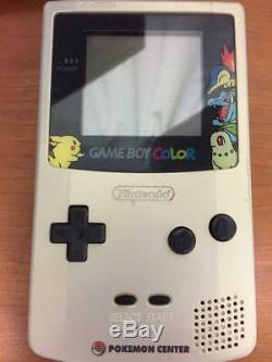 Nintendo GBC Game Boy Color Body Pokemon Center Limited Gold from jAPAN