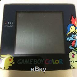 Nintendo GBC Game Boy Color Body Pokemon Center Limited Gold from jAPAN