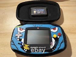 Nintendo Game Boy Advance, AGB-001, New Shell, Game and case