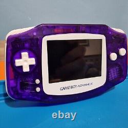 Nintendo Game Boy Advance Crystal Purple (With IPS Display) Handheld System