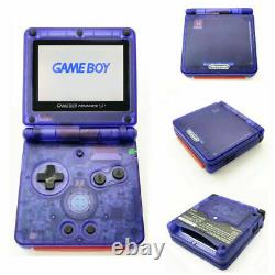 Nintendo Game Boy Advance GBA SP Clear Purple System AGS 101 Brighter NEW