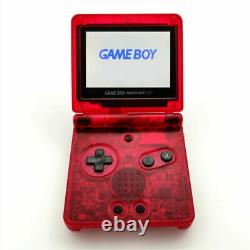 Nintendo Game Boy Advance GBA SP Clear Red System AGS 101 Brighter NEW