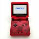 Nintendo Game Boy Advance Gba Sp Clear Red System Ags 101 Brighter New
