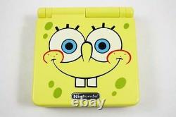 Nintendo Game Boy Advance GBA SP Custom Spongebob Yellow System AGS 001 MINT NEW