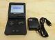 Nintendo Game Boy Advance Gba Sp Graphite Black System Ags 101 Brighter Mint New