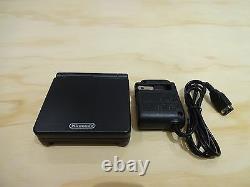 Nintendo Game Boy Advance GBA SP Graphite Black System AGS 101 Brighter MINT NEW