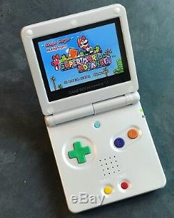 Nintendo Game Boy Advance GBA SP IPS MOD System 10 Level Brightness 101 PRIDE