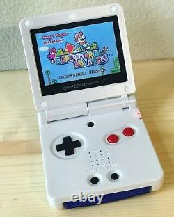 Nintendo Game Boy Advance GBA SP NES White System AGS 101 Brighter MINT