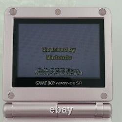 Nintendo Game Boy Advance GBA SP Pearl Pink AGS-101 Complete In Box