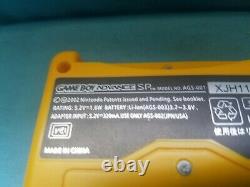 Nintendo Game Boy Advance GBA SP Pikachu Yellow Pokemon Games Bundle AGS 001