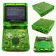 Nintendo Game Boy Advance Gba Sp Transparent Clear Green System Ags 001 Mint