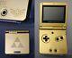 Nintendo Game Boy Advance Gba Sp Zelda Gold Triforce System Ags 101 Brighter New