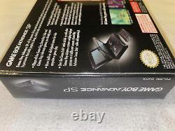 Nintendo Game Boy Advance Gameboy GBA SP Onyx Black System NEW SEALED NM++