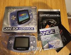 Nintendo Game Boy Advance Handheld System Glacier