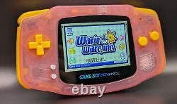 Nintendo Game Boy Advance IPS V2 Console Black / Yellow Discounted Imperfect