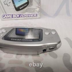 Nintendo Game Boy Advance Platinum Handheld System Boxed Manual Tested