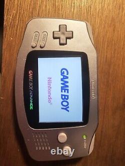 Nintendo Game Boy Advance Platinum Handheld System IPS Screen