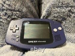 Nintendo Game Boy Advance Purple 2000 WORKS