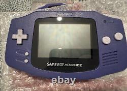 Nintendo Game Boy Advance Purple Handheld System Boxed