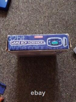 Nintendo Game Boy Advance Purple Handheld System Boxed With Inserts, Never Used