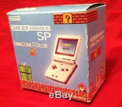 Nintendo Game Boy Advance SP 101 Famicom Color Limited Edition GBA SP CIB JPN
