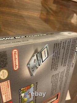 Nintendo Game Boy Advance SP AUTHENTIC SEALED Pearl Blue AGS-101 gameboy GBA