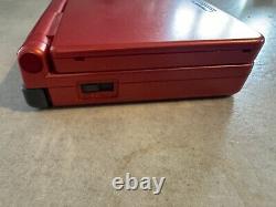 Nintendo Game Boy Advance SP Console AGS-001 Red / Metallic Colour