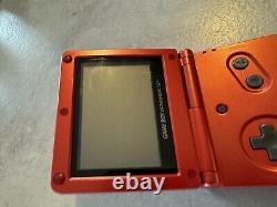 Nintendo Game Boy Advance SP Console AGS-001 Red / Metallic Colour