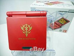 Nintendo Game Boy Advance SP Gundam CHAR Color Limited Edition Console USED