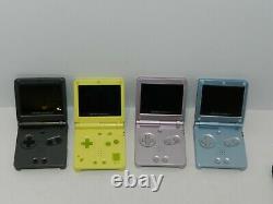 Nintendo Game Boy Advance SP System Console AGS-101 + Game You Pick Color