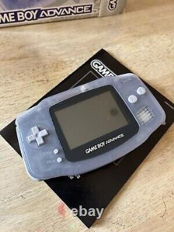 Nintendo Game Boy Advance Wide Colour Screen Handheld System Glacier