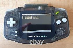 Nintendo Game Boy Advance modded with new IPS screen, shell and battery