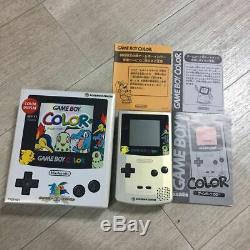 Nintendo Game Boy COLOR Gold and Silver Pocket Monster Pokemon Memorial Version