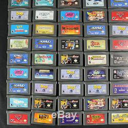 Nintendo Game Boy Cartridge Only Lot 99 GBA Advance, 10 Original GB, 5 GBC Color