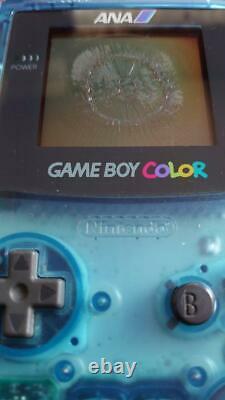 Nintendo Game Boy Color ANA Clear Blue Console Limited with Box