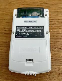Nintendo Game Boy Color Adjustable Brightness Back Lit Screen All White