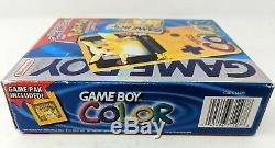 Nintendo Game Boy Color Atomic Purple Tested Working New in Box