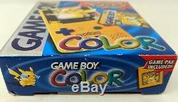 Nintendo Game Boy Color Atomic Purple Tested Working New in Box
