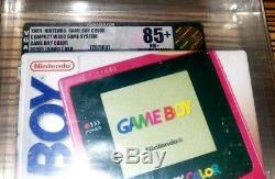 Nintendo Game Boy Color Berry Console New Sealed VGA 85+ Uncirculated MINT GOLD