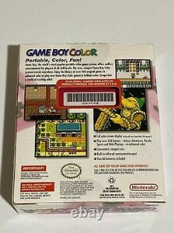 Nintendo Game Boy Color Berry Excellent Complete In Box Condition