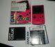 Nintendo Game Boy Color Berry Red Pink Handheld System Gbc Cib Complete