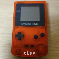 Nintendo Game Boy Color Body Daiei Limited Model Clear Orange & Clear from jAPAN