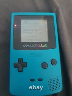 Nintendo Game Boy Color Bundle Handheld System Teal READ DESCRIPTION