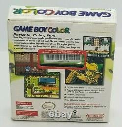 Nintendo Game Boy Color CGB-001- KIWI NEVER OPENED NEW in BOX