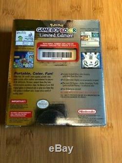 Nintendo Game Boy Color CGB-001 Pokemon (Pokémon) Limited Edition MIB