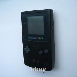 Nintendo Game Boy Color Clear Black Handheld Console -New Case and Buttons